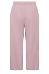 LIMITED COLLECTION Plus Size Pink Crinkle Wide Leg Trousers | Yours Clothing 6