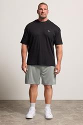 IronRhino Big & Tall Grey Lightweight Performance Shorts | BadRhino 1