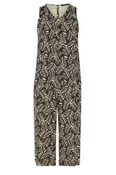EVANS Plus Size Brown Leaf Print Linen Set | Evans 7