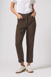 M&Co Chocolate Brown Mom Jeans | M&Co 3