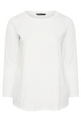 YOURS Plus Size 3 PACK White Core T-Shirt Essentials Set | Yours Clothing 11