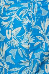 BLEND Big & Tall Blue Leaf Print Swim Shorts | BadRhino 3
