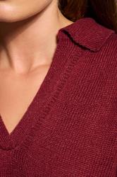 LTS Tall Red Knitted Collared Jumper | Long Tall Sally 4