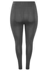 YOURS Plus Size Charcoal Grey Leggings | Yours Clothing 6