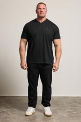 BadRhino Big & Tall Black/Red/Green/Blue/Navy Blue 5 Pack V-Neck T-Shirts | BadRhino 4