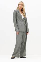 LTS PREMIUM Tall Grey Stripe Formal Blazer | Long Tall Sally 2