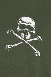  BadRhino Big & Tall Khaki Green Skull & Crossbones Graphic T-Shirt | BadRhino 6