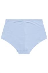 YOURS Curve Light Blue Floral Embroidered Full Briefs | Yours Clothing 6