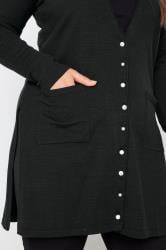 Evans Baptiste Black Longline Cardigan 5