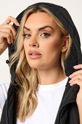 YOURS Plus Size Black Midi Gilet | Yours Clothing 4