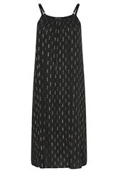 YOURS Plus Size Black Crinkle Metallic Midi Dress | Yours Clothing 7