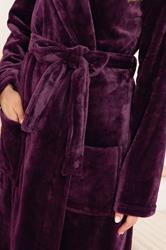 LTS Tall Burgundy Red Super Luxe Maxi Dressing Gown | Long Tall Sally 5