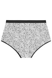 YOURSET 5 PACK Plus Size Black Paisley Print Full Briefs | Yours Clothing 11
