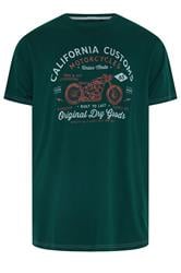 KAM Big & Tall Dark Blue California Customs Graphic Print T-Shirt
