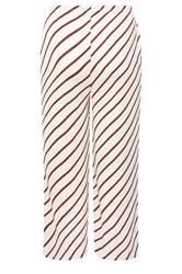YOURS Plus Size  Natural Brown Stripe Wide Leg Trousers | Yours Clothing 6