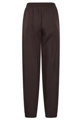 LTS Tall Women's Chocolate Brown Cotton Barrel Leg Trousers | Long Tall Sally 6