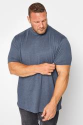 KAM Indigo Blue Plain T-Shirt | BadRhino 2