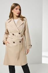 M&Co Stone Brown Trench Coat | M&Co 3