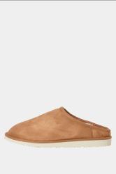 JACK & JONES Camel Brown Mule Slippers | BadRhino 3
