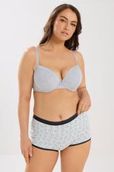 YOURSET 5 PACK Plus Size Grey Avocado Print Shorts | Yours Clothing 4