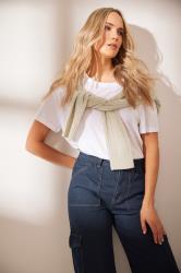 LTS Tall White Short Sleeve T-Shirt | Long Tall Sally  3