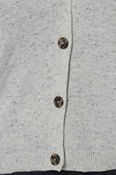 YOURS Plus Size Grey Speckled Button Through Cardigan | Yours Clothing 4