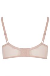 YOURS Curve Blush Pink Lace Trim Underwired Bra | Yours Clothing 6