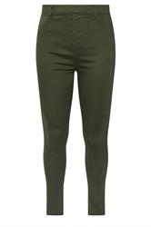 YOURS Plus Size Green GRACE Jeggings | Yours Clothing 5