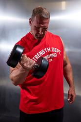 IronRhino Big & Tall Samba Red Strength Dept Vest | BadRhino 3
