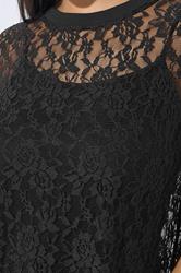 LIMITED COLLECTION Plus Size Black Lace T-Shirt | Yours Clothing 4