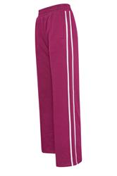 LTS Tall Red Contrast Stripe Wide Leg Trousers | Long Tall Sally 7