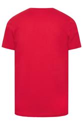 BadRhino Big & Tall Red Extra Long England Crest T-Shirt | BadRhino 6