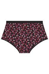 YOURSET 5 PACK Plus Size Red Kiss Print Full Briefs | Yours Clothing 7