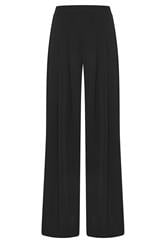 LTS Tall Black Pleated Palazzo Wide Leg Trousers