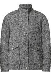 LTS Tall Women's Black Herringbone Funnel Neck Jacket | Long Tall Sally 5