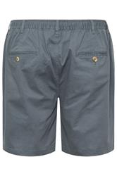 D555 Big & Tall Grey Stretch Shorts | BadRhino 4