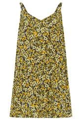 YOURS Curve Green Floral Vest Top