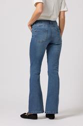 M&Co Mid Wash Blue Lift & Shape Kick Flare Jeans | M&Co 5