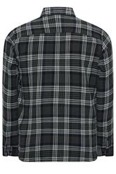 BadRhino Big & Tall Green Check Long Sleeve Shirt | BadRhino 6