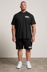 BDRNO Big & Tall Black Logo T-Shirt | BadRhino 1