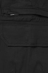 D555 Big & Tall Black Elasticated Stretch Shorts | BadRhino 5