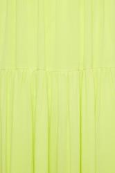 YOURS Plus Size Lime Green Shirred Strappy Sundress | Yours Clothing 6