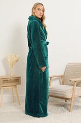 LTS Tall Teal Green Super Luxe Maxi Dressing Gown | Long Tall Sally 2