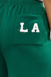 YOURS Plus Size Green 'LA' Wide Leg Joggers | Yours Clothing 4