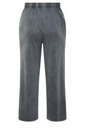 LIMITED COLLECTION Plus Size Grey Acid Wash Wide Leg Trousers | Yours Clothing 6