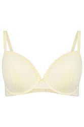 YOURSET 3 PACK Plus Size Black & Yellow Moulded Underwired T-Shirt Bras | Yours Clothing 10