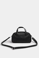 Black Faux Leather Cross Body Bag | Yours Clothing 4