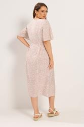 YOURS Plus Size Ivory White Floral Tea Dress | Yours Clothing 2
