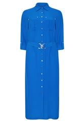 STAR Blue Buckle Shirt Dress | StarByJM 7
