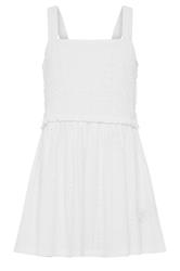 YOURS Curve White Broderie Anglasie Vest Top